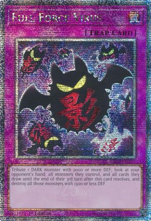 Full Force Virus (Quarter Century Secret Rare) [RA03-EN267] Quarter Century Secret Rare - Trinity Hobby