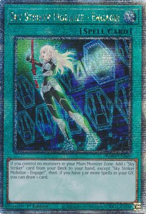 Sky Striker Mobilize - Engage! (Quarter Century Secret Rare) [RA03-EN269] Quarter Century Secret Rare - Trinity Hobby