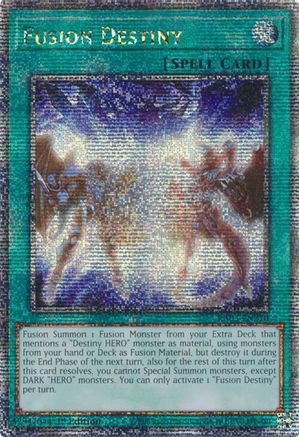 Fusion Destiny (Quarter Century Secret Rare) [RA03-EN270] Quarter Century Secret Rare - Trinity Hobby