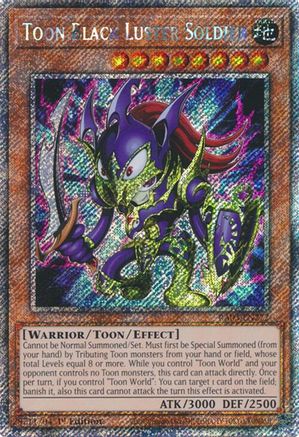 Toon Black Luster Soldier (Platinum Secret Rare) [RA03-EN272] Platinum Secret Rare - Trinity Hobby