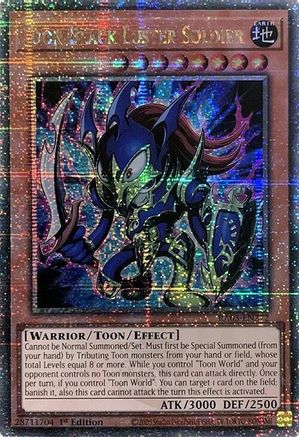 Toon Black Luster Soldier (Quarter Century Secret Rare) [RA03-EN272] Quarter Century Secret Rare - Trinity Hobby