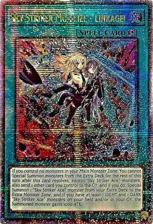 Sky Striker Mobilize - Linkage! (Quarter Century Secret Rare) [RA03-EN274] Quarter Century Secret Rare - Trinity Hobby