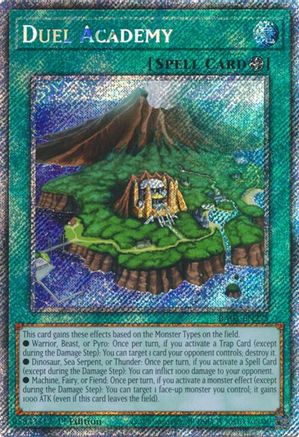 Duel Academy (card) (Platinum Secret Rare) [RA03-EN275] Platinum Secret Rare - Trinity Hobby