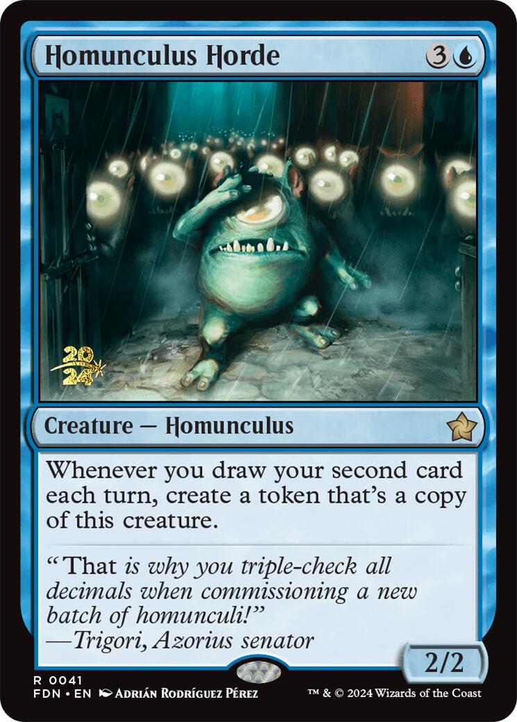 Homunculus Horde [Foundations Prerelease Promos] - Trinity Hobby