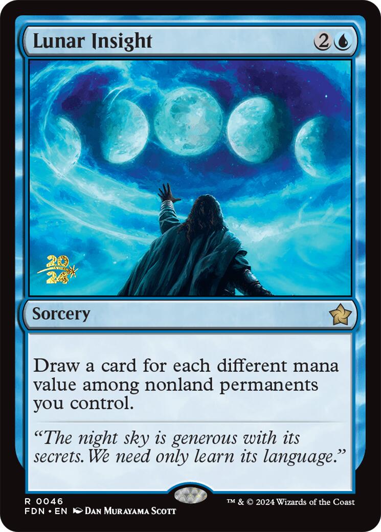 Lunar Insight [Foundations Prerelease Promos] - Trinity Hobby