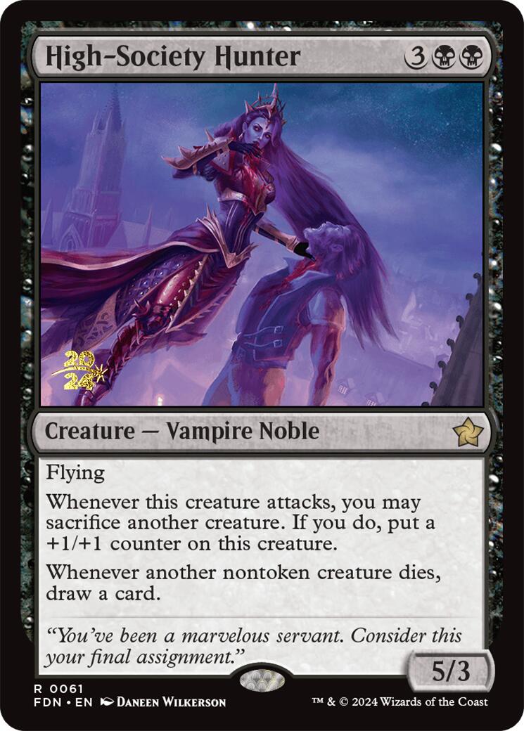 High-Society Hunter [Foundations Prerelease Promos] - Trinity Hobby