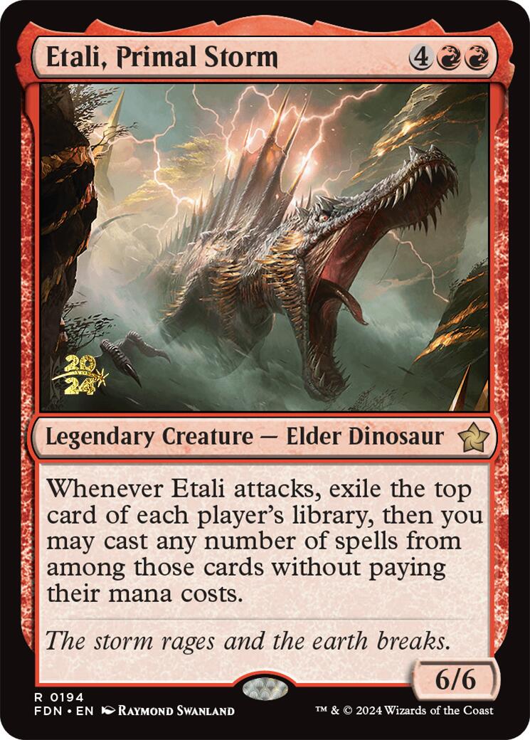 Etali, Primal Storm [Foundations Prerelease Promos] - Trinity Hobby