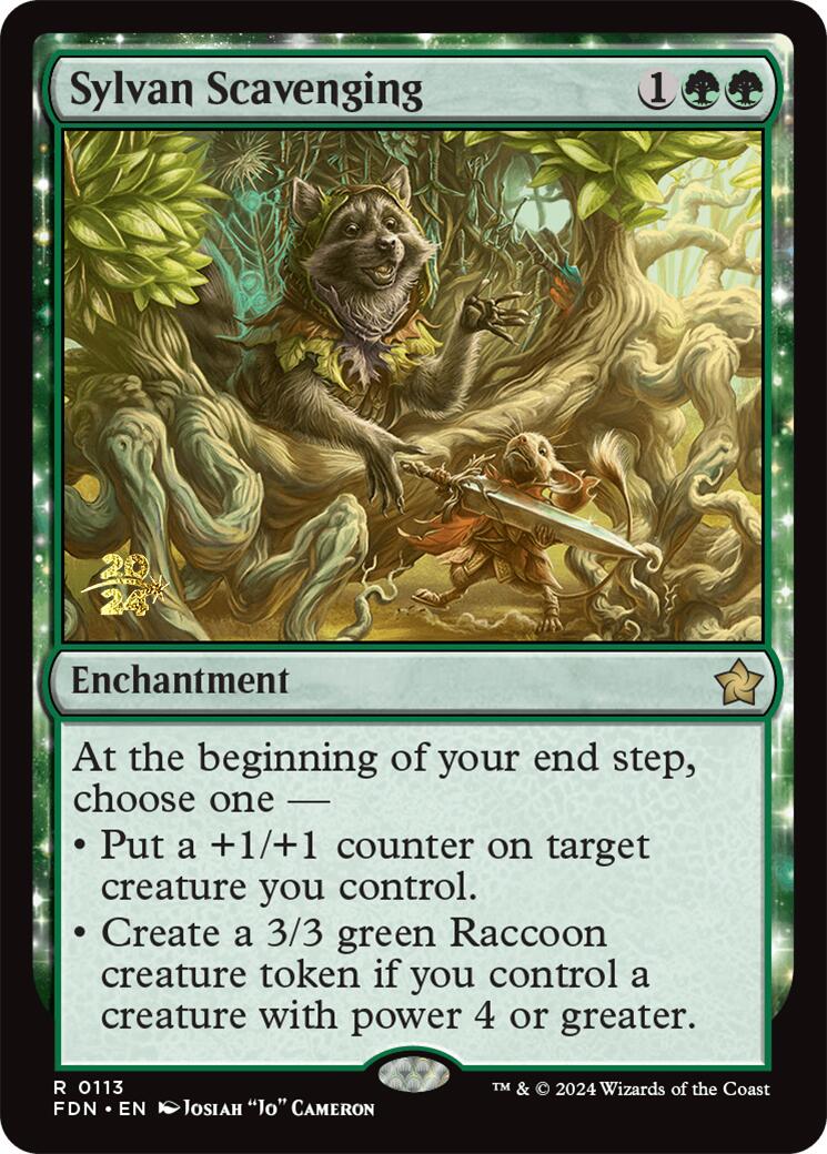 Sylvan Scavenging [Foundations Prerelease Promos] - Trinity Hobby