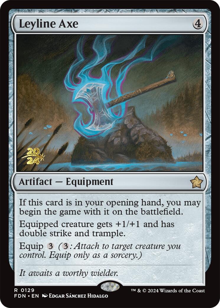 Leyline Axe [Foundations Prerelease Promos] - Trinity Hobby