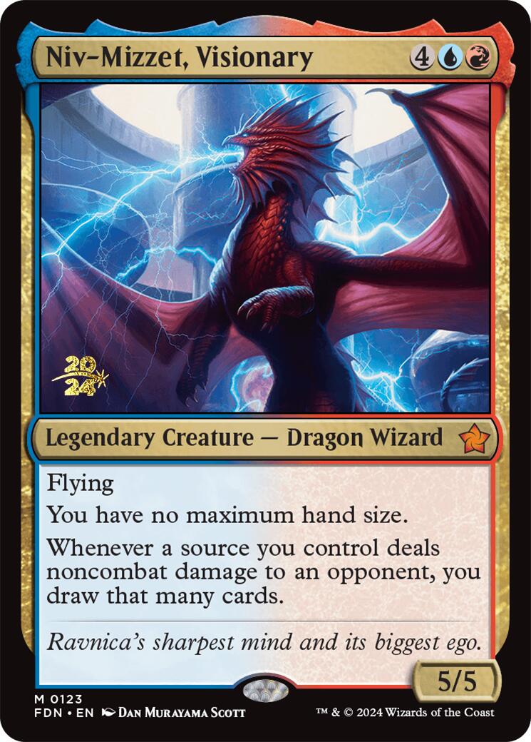 Niv-Mizzet, Visionary [Foundations Prerelease Promos] - Trinity Hobby