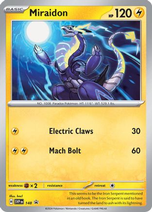 Miraidon - (148) Holofoil [SV Scarlet & Violet Promo Cards]