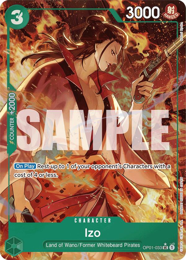 Izo (OP01-033) (Alternate Art) (OP01-033) - [Premium Booster -The Best-] Foil - Trinity Hobby