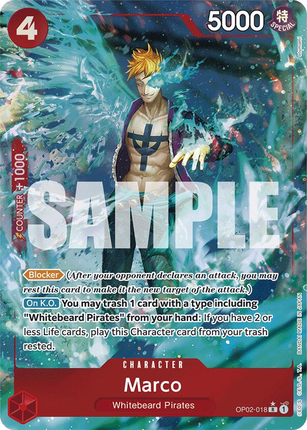 Marco (Full Art) (OP02-018) - [Premium Booster -The Best-] Foil - Trinity Hobby