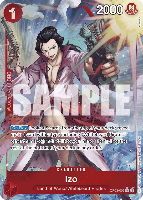 Izo (OP03-003) (Full Art) (OP03-003) - [Premium Booster -The Best-] Foil - Trinity Hobby