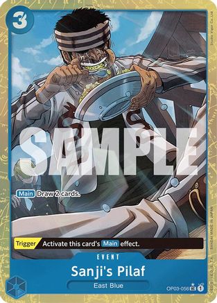 Sanji's Pilaf (Alternate Art) (OP03-056) - [Premium Booster -The Best-] Foil