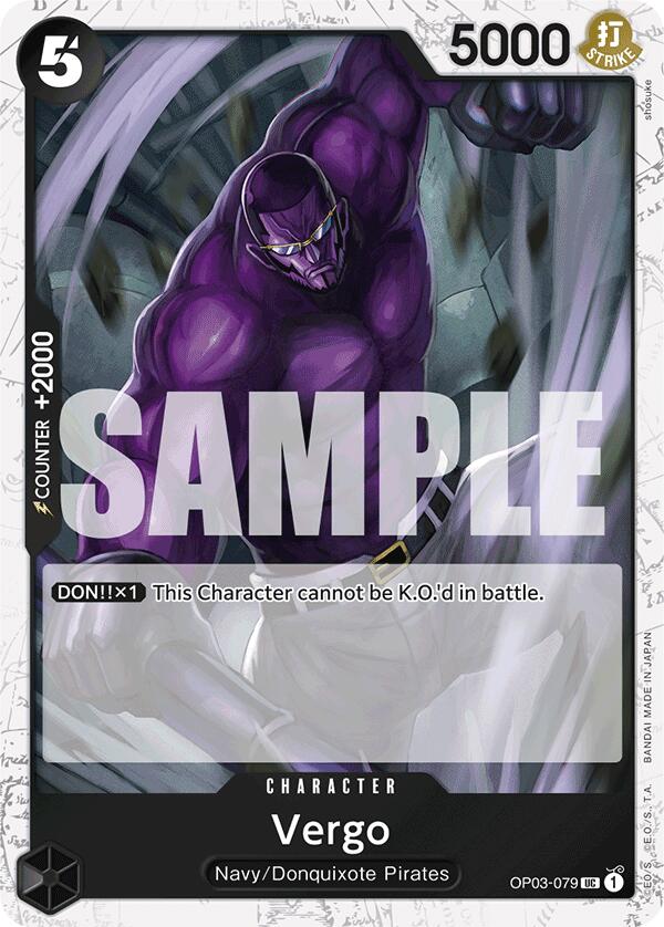 Vergo (Jolly Roger Foil) (OP03-079) - [Premium Booster -The Best-] Foil - Trinity Hobby