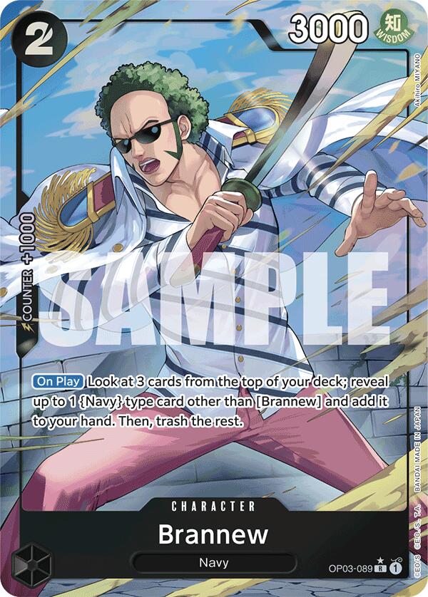 Brannew (Alternate Art) (OP03-089) - [Premium Booster -The Best-] Foil - Trinity Hobby