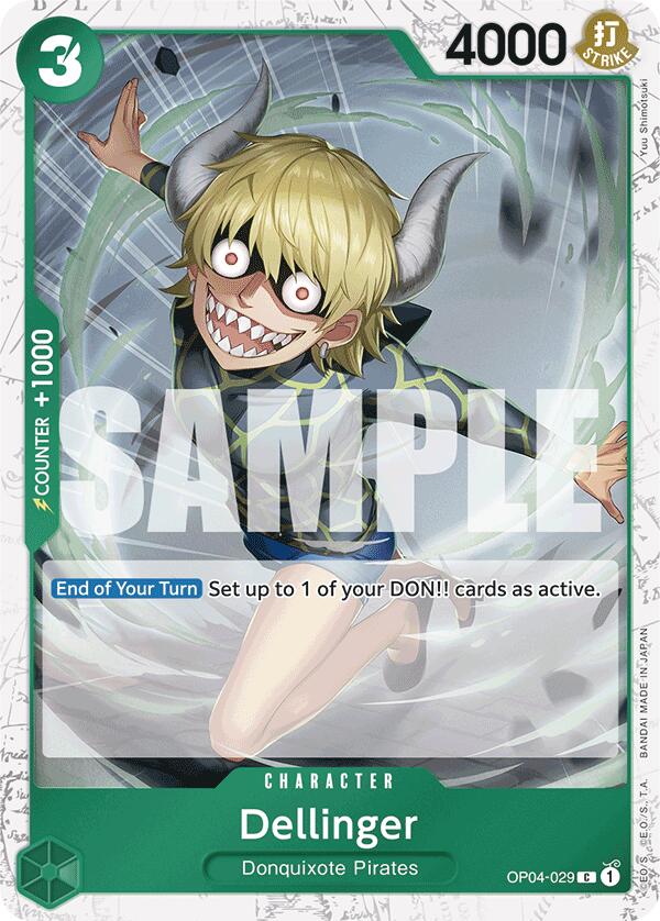 Dellinger (Jolly Roger Foil) (OP04-029) - [Premium Booster -The Best-] Foil - Trinity Hobby