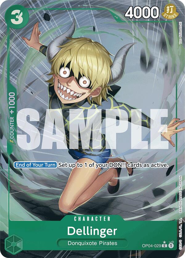 Dellinger (Full Art) (OP04-029) - [Premium Booster -The Best-] Foil - Trinity Hobby