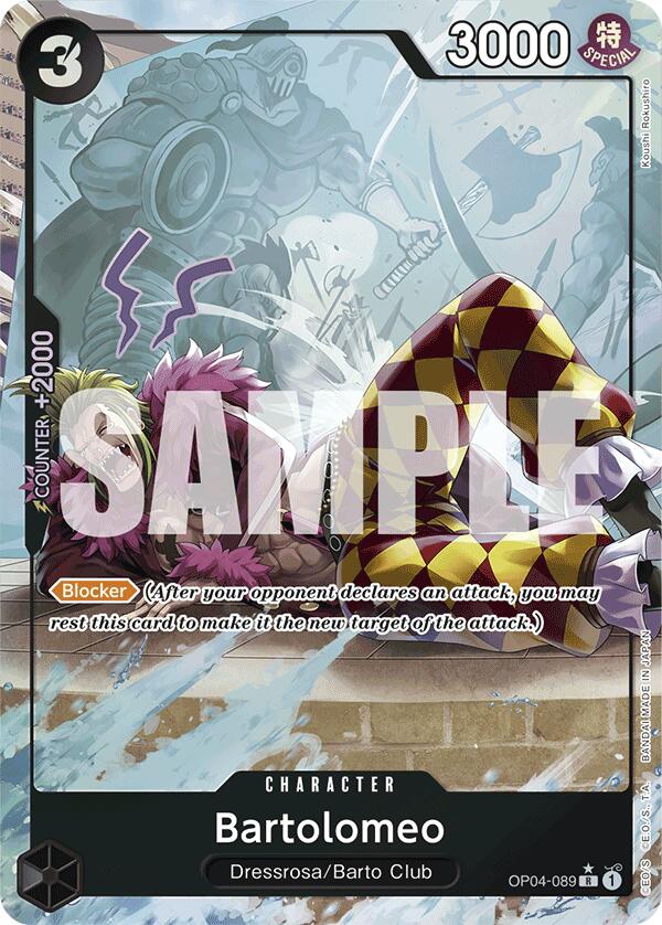 Bartolomeo (OP04-089) (Full Art) (OP04-089) - [Premium Booster -The Best-] Foil - Trinity Hobby