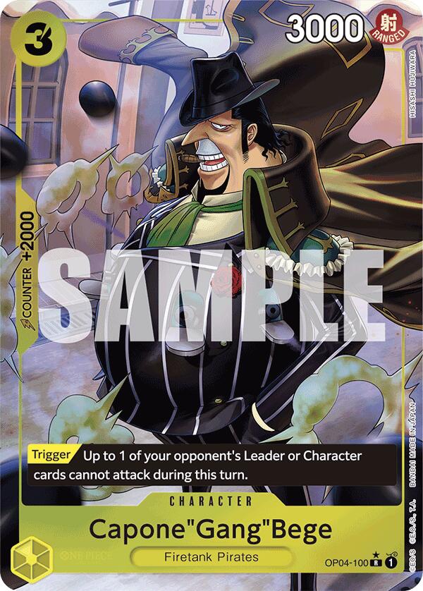 Capone"Gang"Bege (OP04-100) (Full Art) (OP04-100) - [Premium Booster -The Best-] Foil - Trinity Hobby