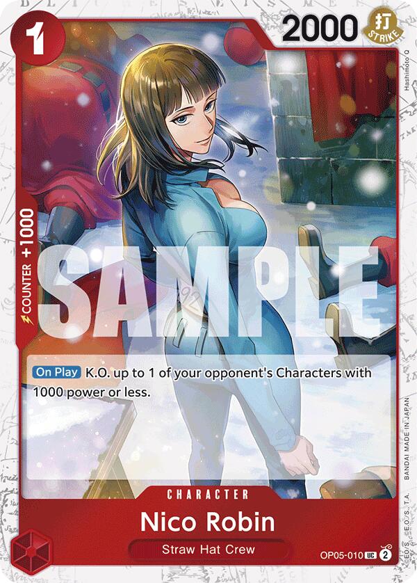 Nico Robin (Jolly Roger Foil) (OP05-010) - [Premium Booster -The Best-] Foil - Trinity Hobby