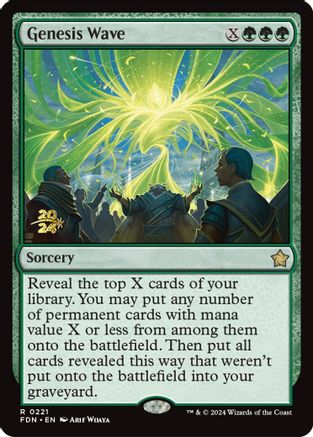 Genesis Wave  [Foil]  (PRE-221) - [Prerelease Cards] - Trinity Hobby