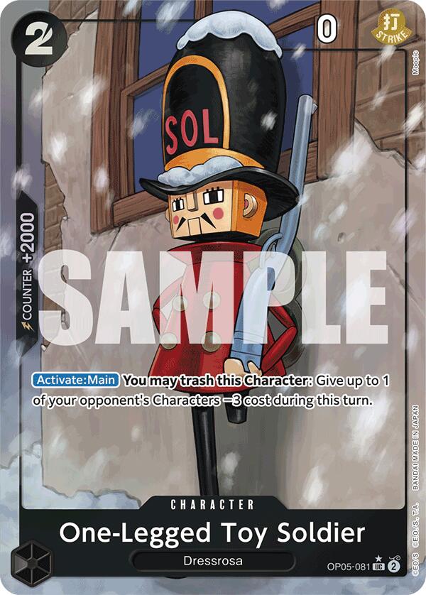 One-Legged Toy Soldier (Full Art) (OP05-081) - [Premium Booster -The Best-] Foil - Trinity Hobby