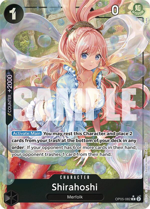 Shirahoshi (OP05-082) (Alternate Art) (OP05-082) - [Premium Booster -The Best-] Foil - Trinity Hobby