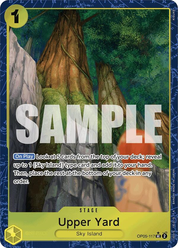 Upper Yard (Alternate Art) (OP05-117) - [Premium Booster -The Best-] Foil - Trinity Hobby