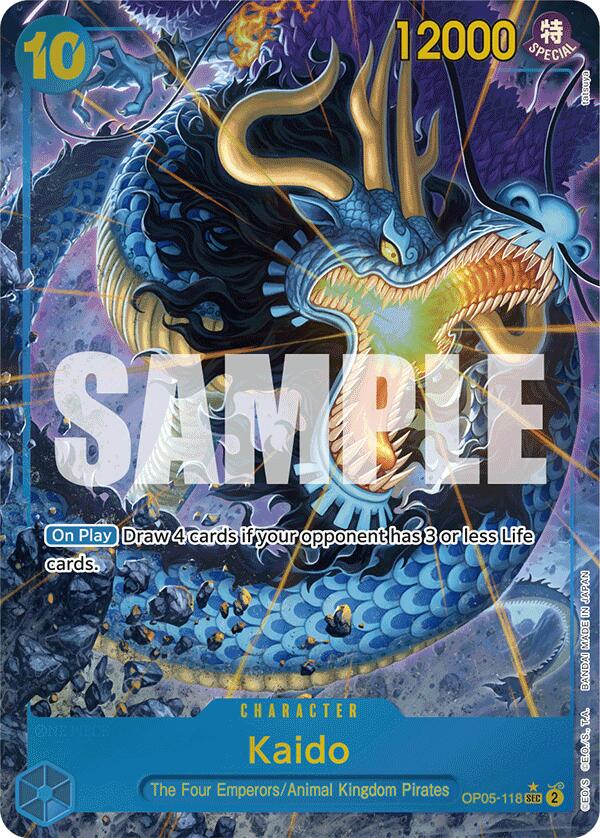 Kaido (OP05-118) (Alternate Art) (OP05-118) - [Premium Booster -The Best-] Foil - Trinity Hobby