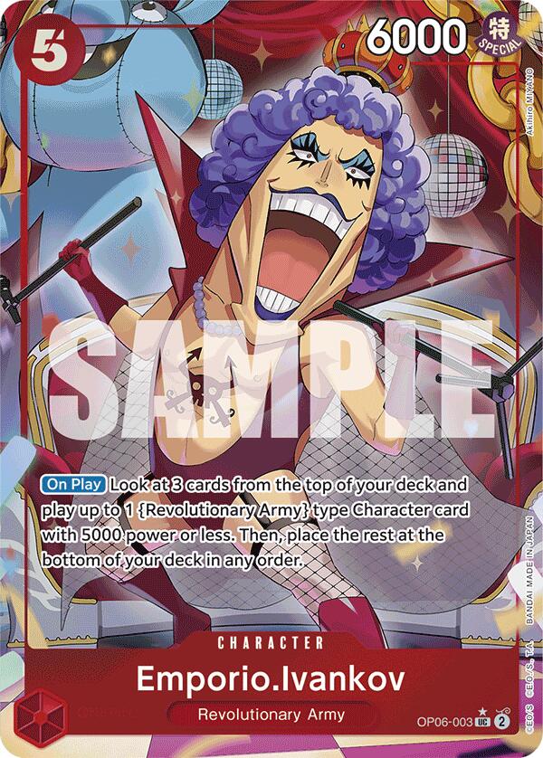 Emporio.Ivankov (Full Art) (OP06-003) - [Premium Booster -The Best-] Foil - Trinity Hobby