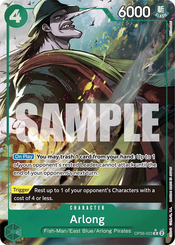 Arlong (Full Art) (OP06-023) - [Premium Booster -The Best-] Foil - Trinity Hobby