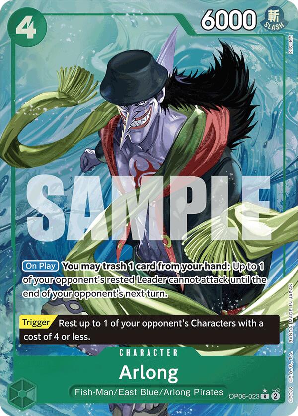 Arlong (Alternate Art) (OP06-023) - [Premium Booster -The Best-] Foil - Trinity Hobby