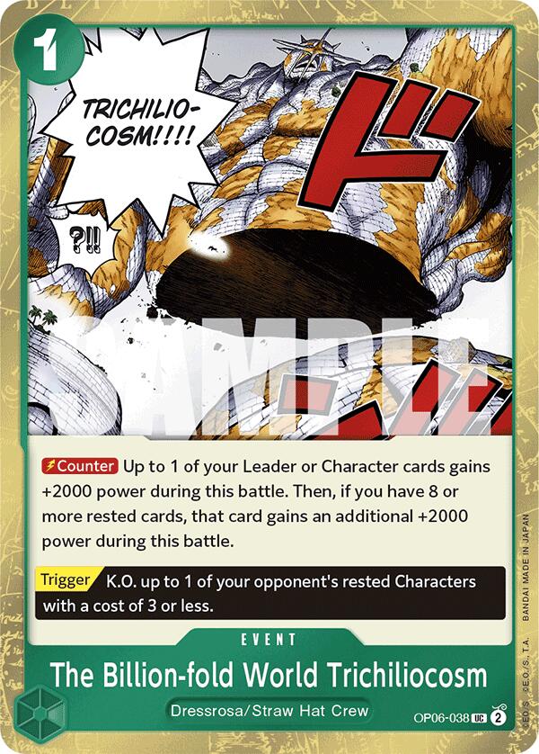 The Billion-fold World Trichiliocosm (Jolly Roger Foil) (OP06-038) - [Premium Booster -The Best-] Foil - Trinity Hobby