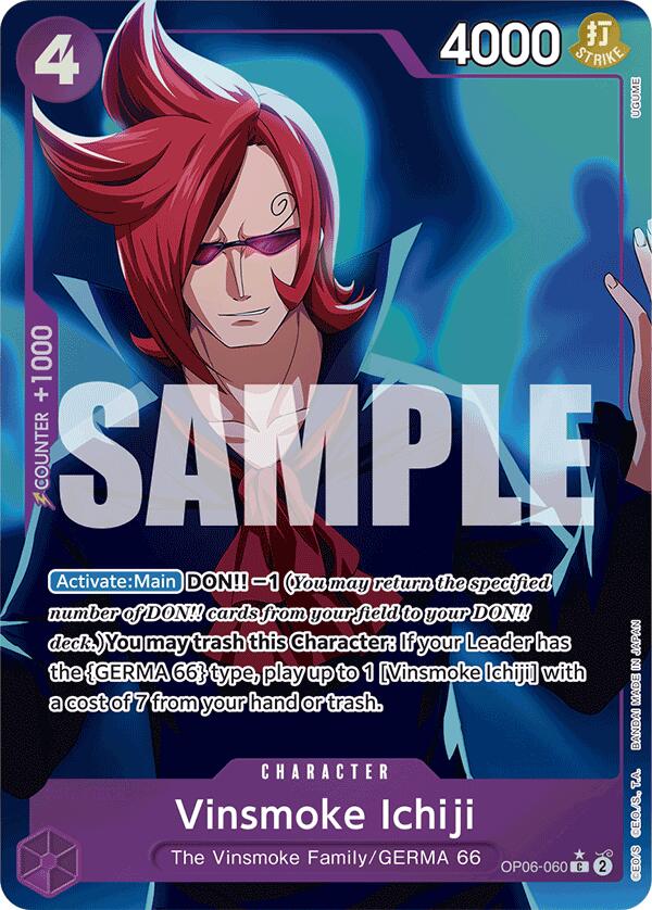 Vinsmoke Ichiji (OP06-060) (Full Art) (OP06-060) - [Premium Booster -The Best-] Foil - Trinity Hobby