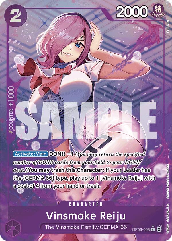 Vinsmoke Reiju (OP06-068) (Full Art) (OP06-068) - [Premium Booster -The Best-] Foil - Trinity Hobby