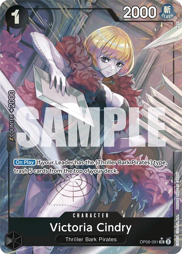 Victoria Cindry (Full Art) (OP06-091) - [Premium Booster -The Best-] Foil - Trinity Hobby