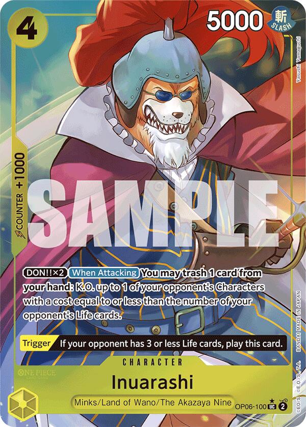 Inuarashi (Full Art) (OP06-100) - [Premium Booster -The Best-] Foil - Trinity Hobby