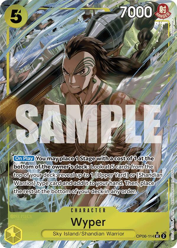 Wyper (Full Art) (OP06-114) - [Premium Booster -The Best-] Foil - Trinity Hobby