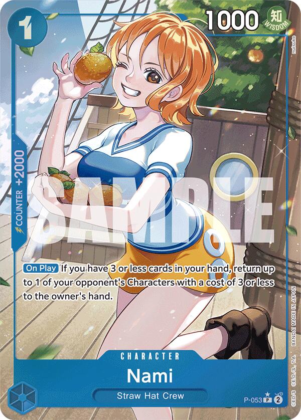 Nami (P-053) (Full Art) (P-053) - [Premium Booster -The Best-] Foil - Trinity Hobby