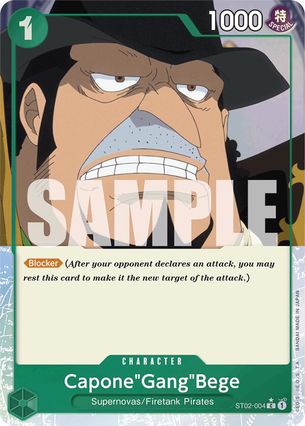 Capone"Gang"Bege (ST02-004) (Full Art) (ST02-004) - [Premium Booster -The Best-] Foil - Trinity Hobby