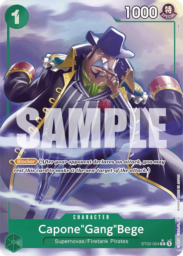 Capone"Gang"Bege (ST02-004) (Alternate Art) (ST02-004) - [Premium Booster -The Best-] Foil - Trinity Hobby