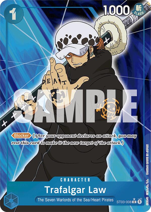 Trafalgar Law (ST03-008) (Full Art) (ST03-008) - [Premium Booster -The Best-] Foil - Trinity Hobby