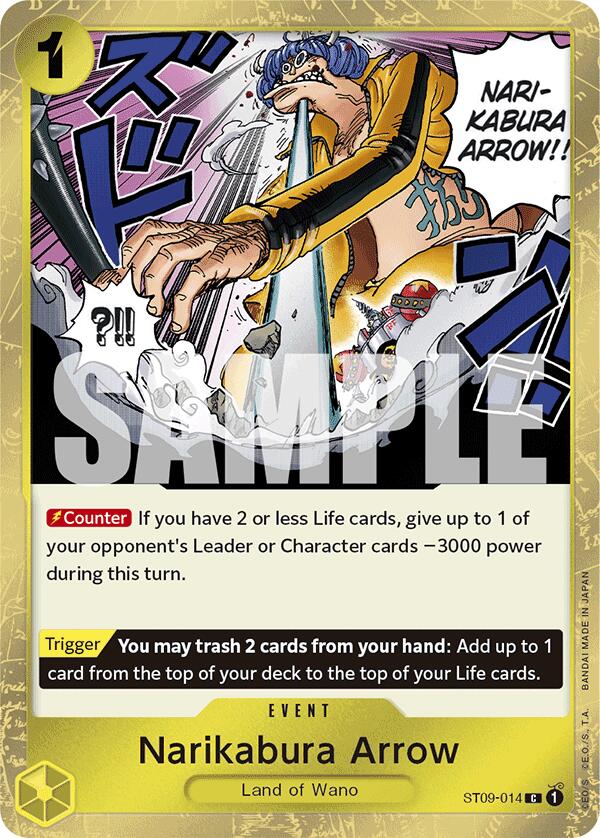 Narikabura Arrow (Jolly Roger Foil) (ST09-014) - [Premium Booster -The Best-] Foil - Trinity Hobby