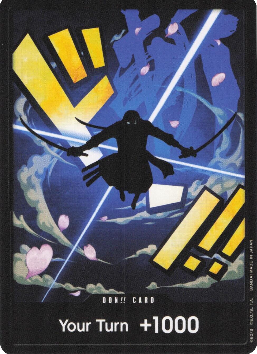 DON!! Card (Zoro) - [Premium Booster -The Best-] - Trinity Hobby