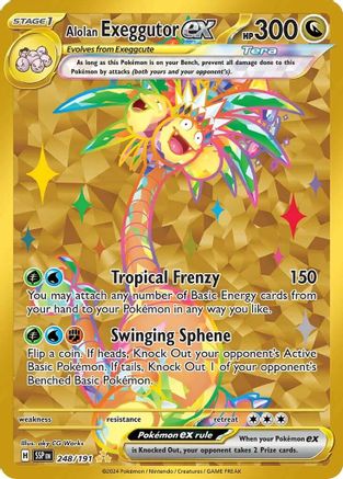 Alolan Exeggutor ex (248/191) [Scarlet & Violet: Surging Sparks] - Trinity Hobby