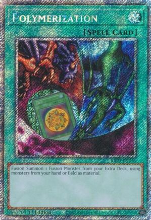 Polymerization (Alternate Art) (Platinum Secret Rare) [RA03-EN051] Platinum Secret Rare - Trinity Hobby