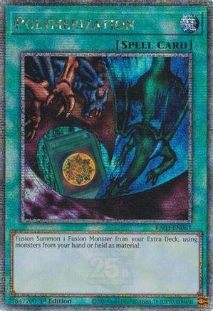 Polymerization (Alternate Art) (Quarter Century Secret Rare) [RA03-EN051] Quarter Century Secret Rare - Trinity Hobby