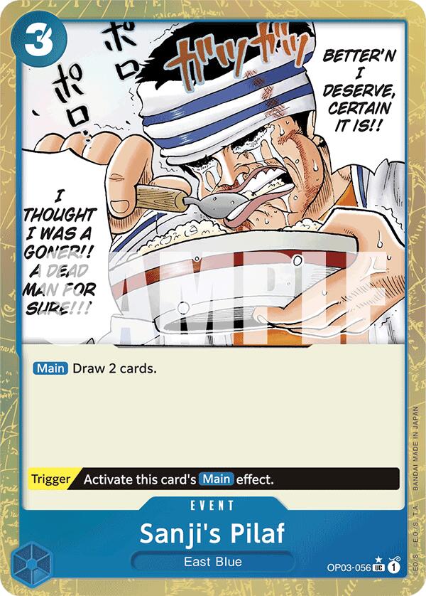 Sanji's Pilaf (Textured Foil) (OP03-056) - [Premium Booster -The Best-] Foil - Trinity Hobby